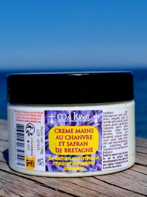 crème mains chanvre safran réparatrice naturelle vegan