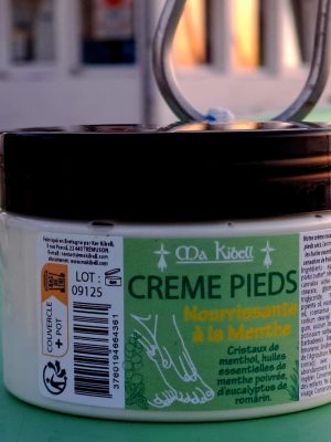 Crème pieds nourrissante à la menthe chanvre bio Ma Kibell