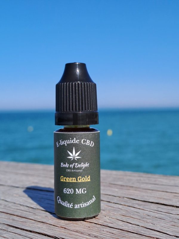 E-liquide CBD Green Gold – 360 ou 620 mg | Buds of Delight