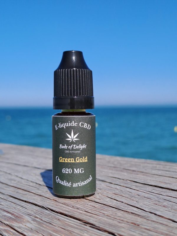 E-liquide CBD Green Gold – 360 ou 620 mg | Buds of Delight
