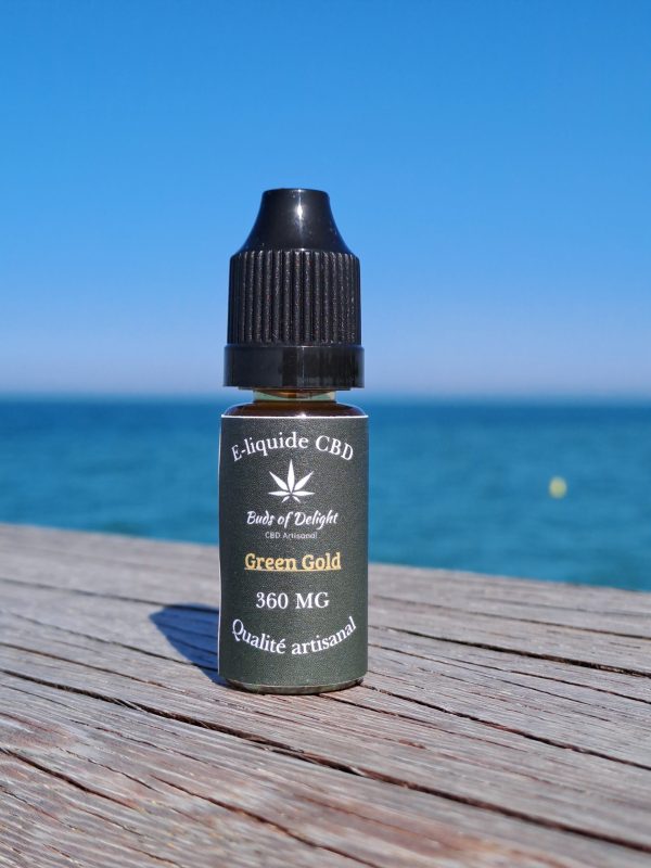 E-liquide CBD Green Gold 360mg – CBD SA MER