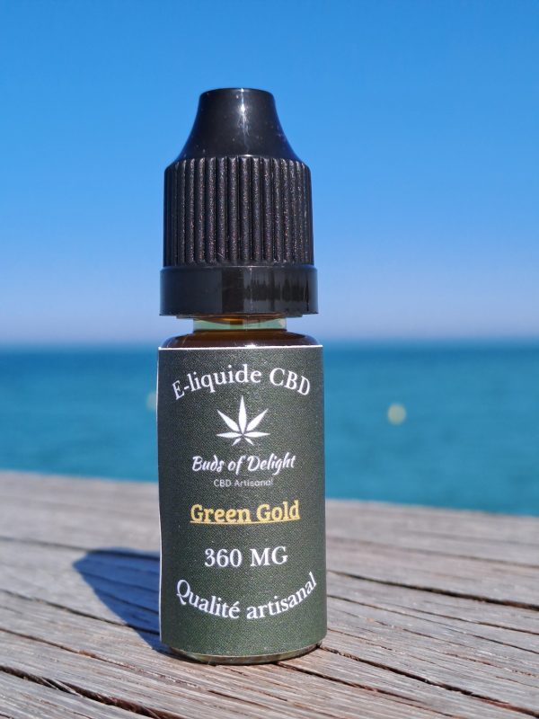 E-liquide CBD Green Gold 360mg – CBD SA MER