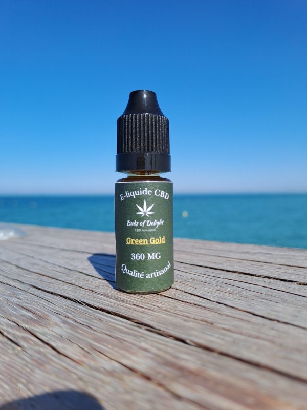 E-liquide CBD Green Gold 360mg – CBD SA MER
