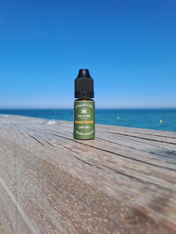e-liquide CBD Sweet Candy 1000 mg – goût fruité sucré – 10ml – fabriqué en France