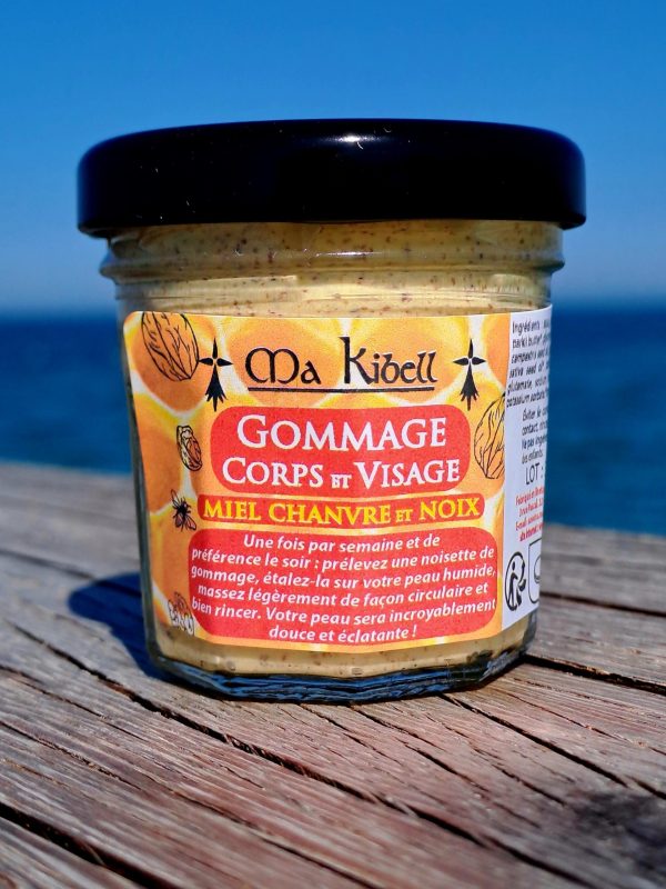 gommage visage chanvre miel exfoliant naturel doux