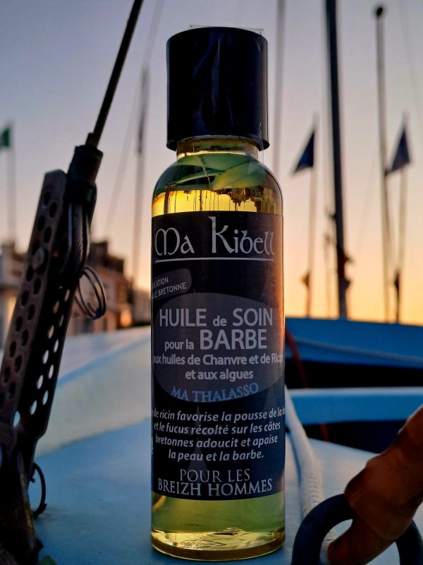 huile barbe chanvre ricin Ma Thalasso soin naturel breton