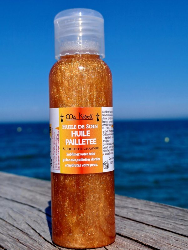 huile-pailletée-chanvre-bio-80ml Huile pailletée au chanvre bio pour le corps – 80 ml – Ma Kibell
